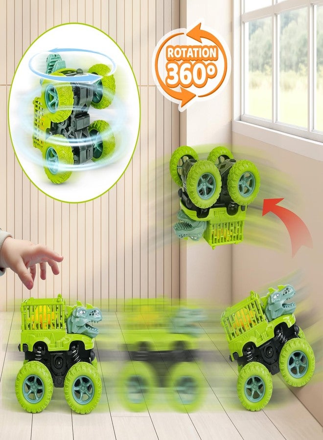 Beestech Dinosaur Toys for 2 3 4 5 Year Old Boys, Push & Pull Friction Powered Dinosaur Monster Truck Vehicles for Toddlers Preschoolers Birthday Gifts - Image 4